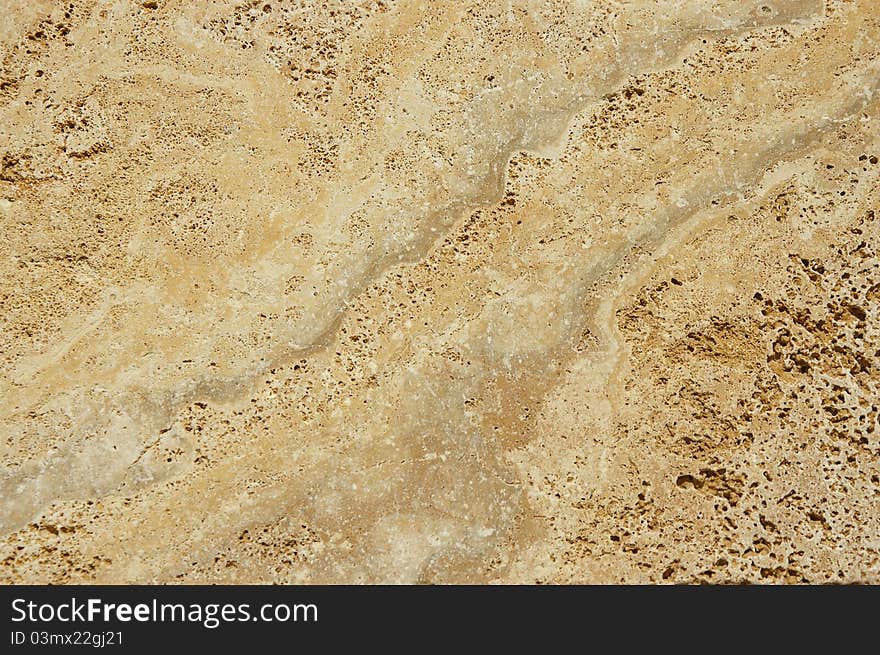 Texture coarse yellow stone macro horizontal plan. Texture coarse yellow stone macro horizontal plan