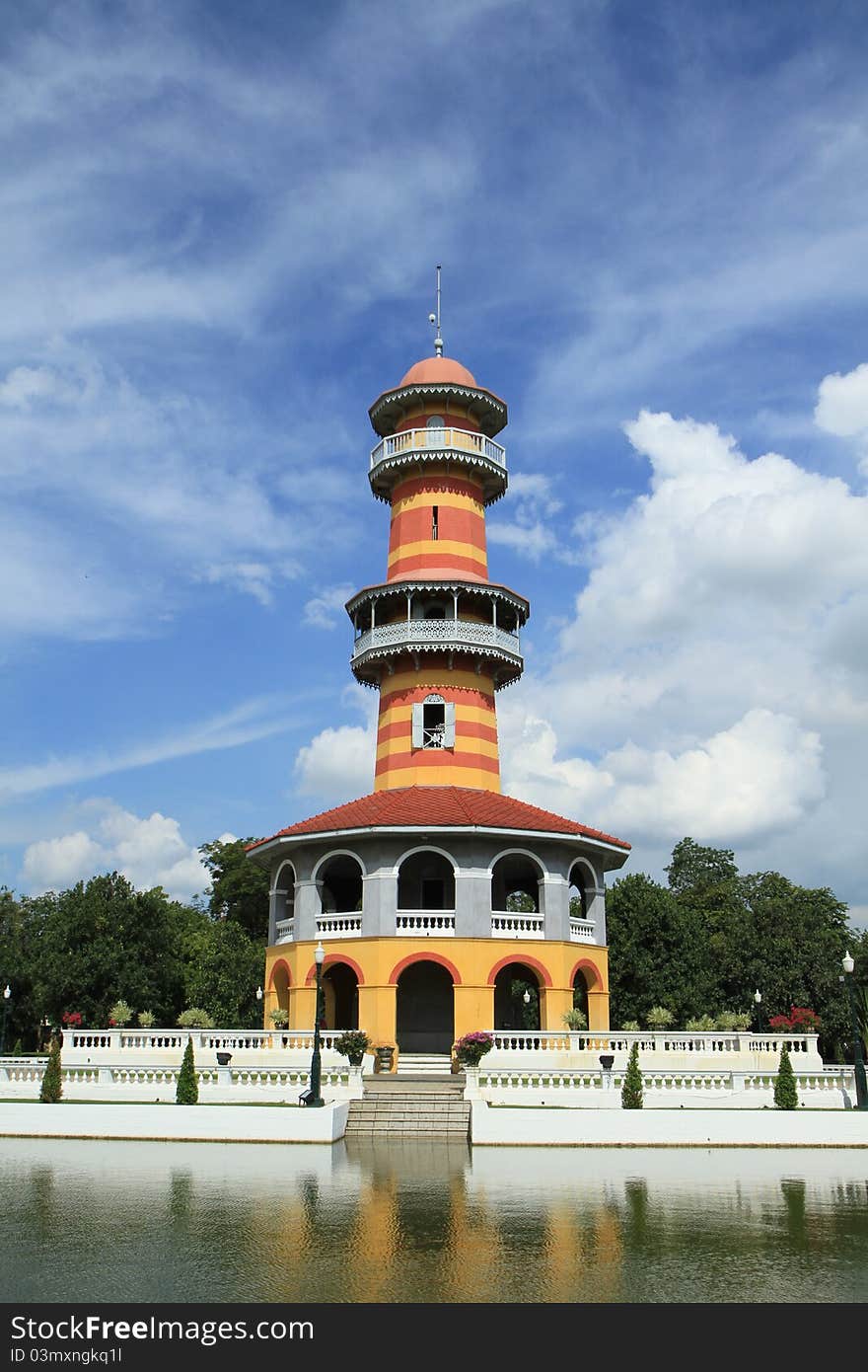 Wehart Chamrun Throne in Bang Pa-In Palace ,Ayuthaya province, Thailand. Wehart Chamrun Throne in Bang Pa-In Palace ,Ayuthaya province, Thailand.