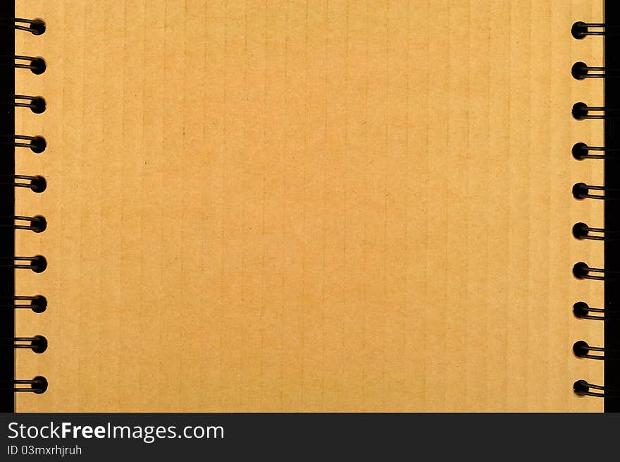 Open blank cardboard