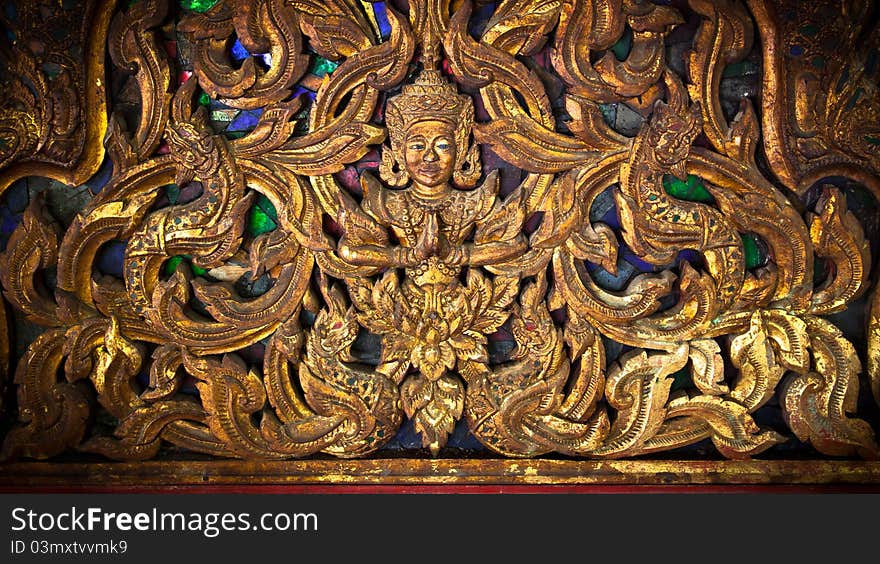 Burmese decorative panel