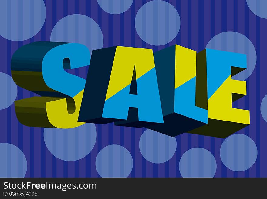 Green and blue sale over blue circles and lines background. vector. Green and blue sale over blue circles and lines background. vector