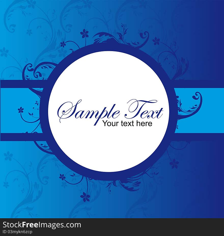 Blue and white blank ornamente background. vector. Blue and white blank ornamente background. vector