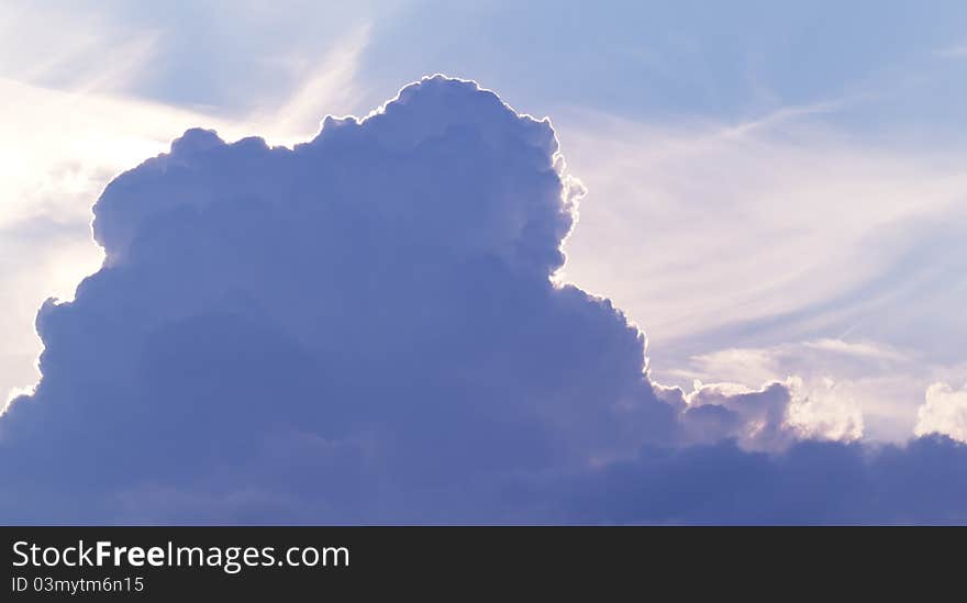 A large dark cloud. deserts. A large dark cloud. deserts