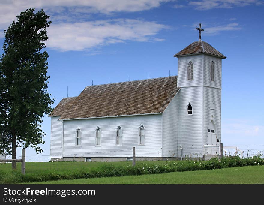 An old church located in South Dakota