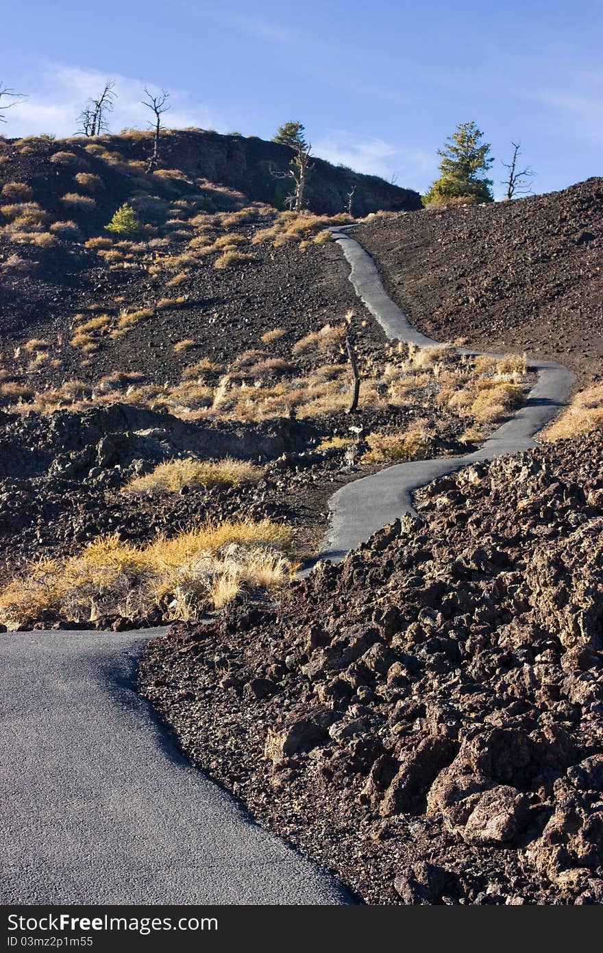 Craters of the Moon National Monument near Arco Idaho