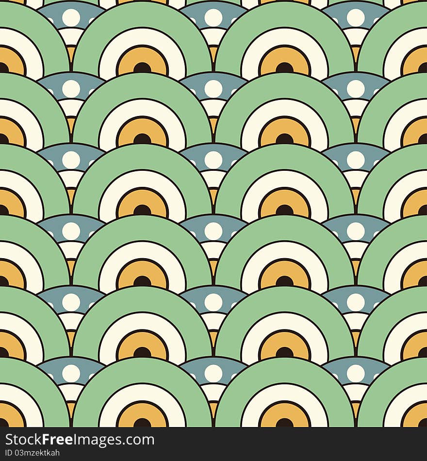 Seamless retro background