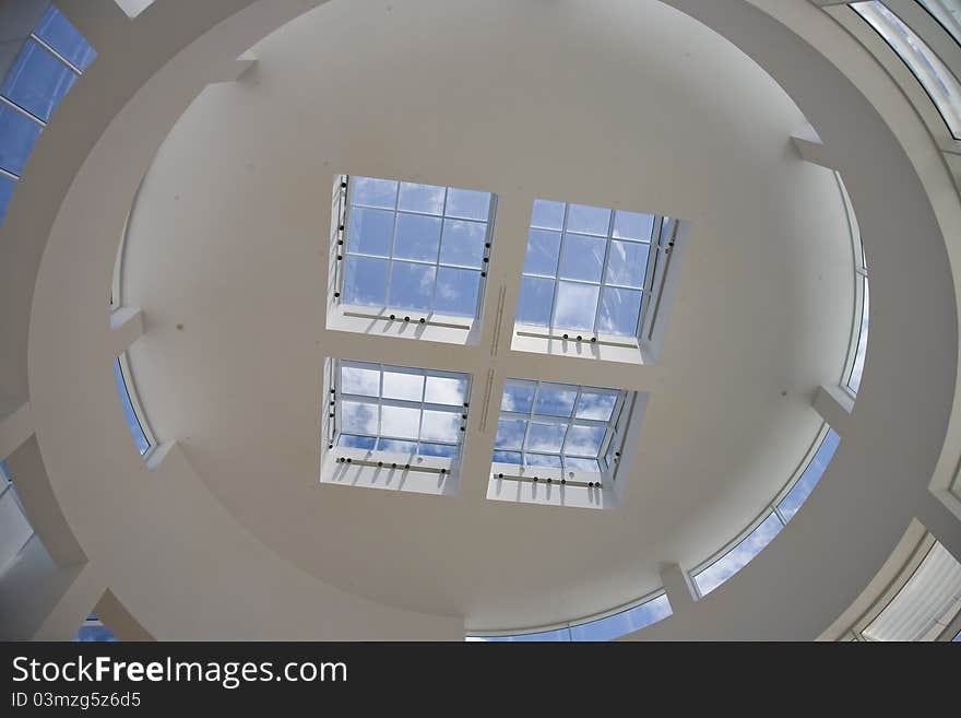 Skylight at Getty Museum