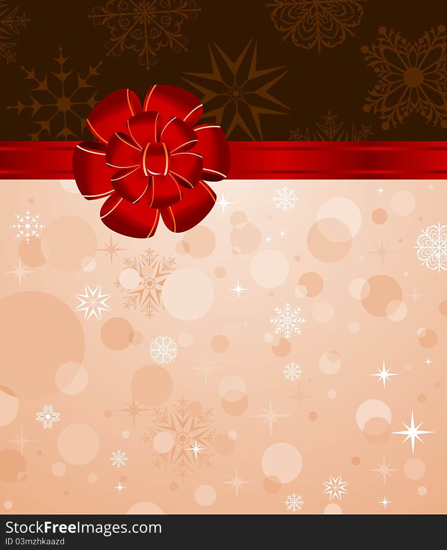 Illustration Christmas background with set balls for holiday design - vector