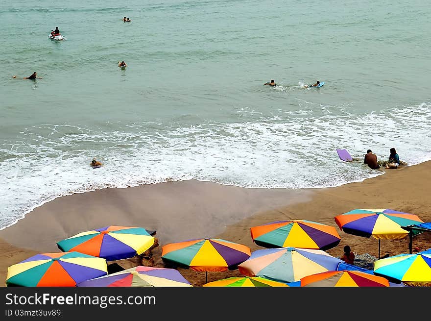 Umbrella On Beach