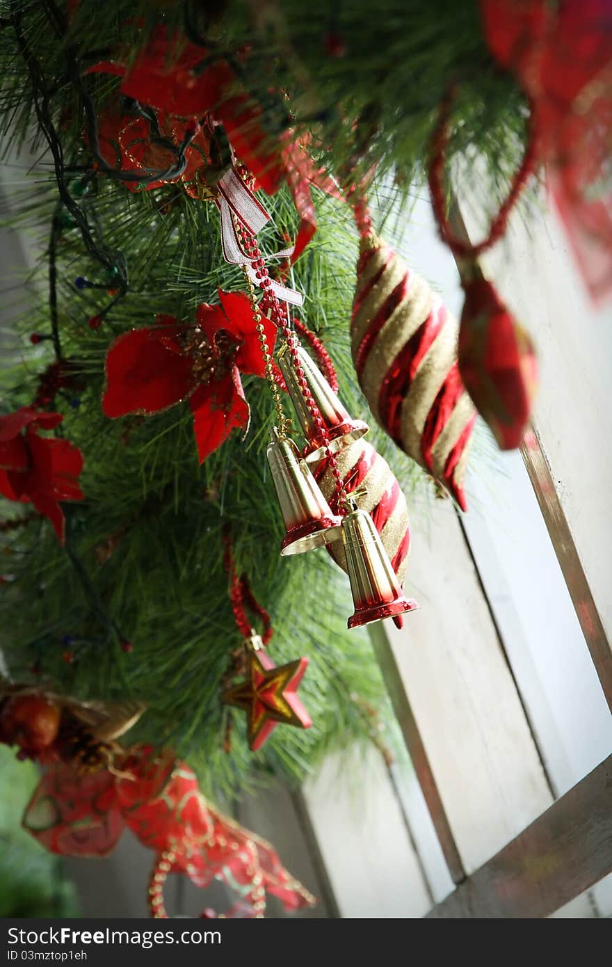 Christmas decoration in the room