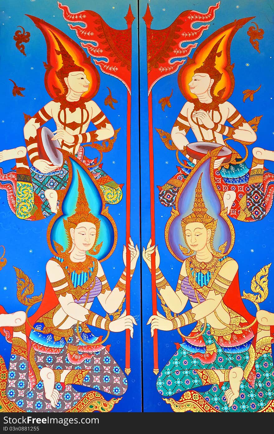 Thai Traditional Mural