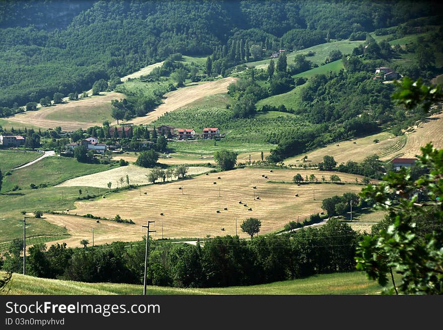 Rural views of Tuscany, Italy