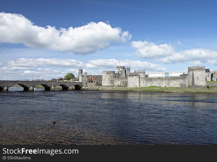 King John Castle In Limerick, Ireland.