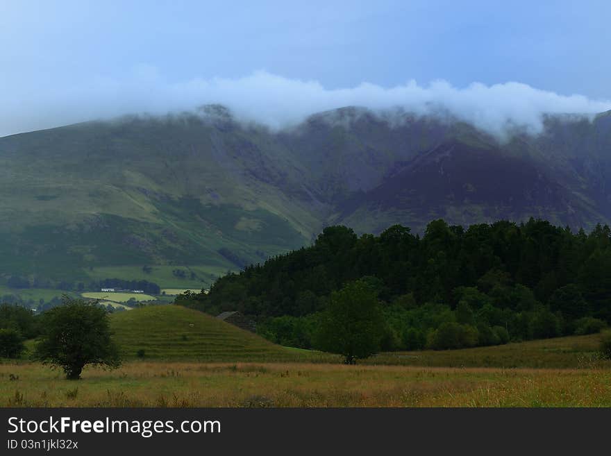 Blencathra from St Johns in the Vale - England. Blencathra from St Johns in the Vale - England