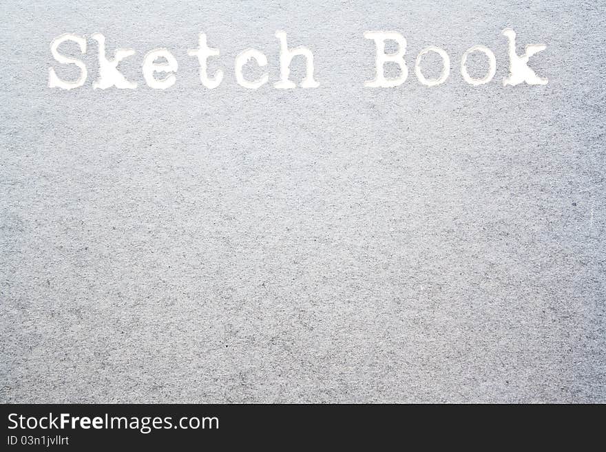 A sketch book or notebook for artist