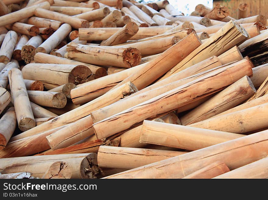 Detail of Stack of Logs background