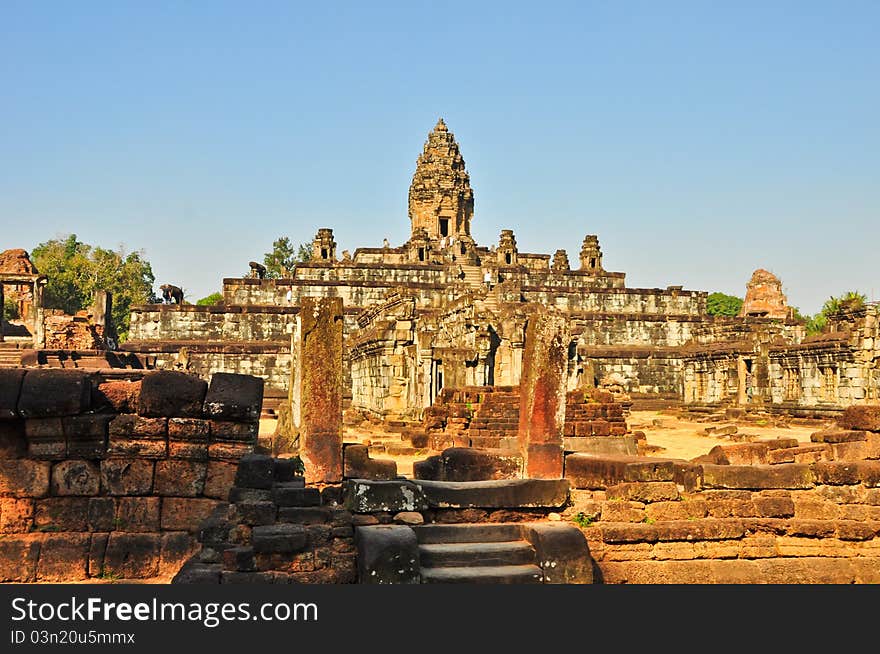 One of the temples around angkor wat. One of the temples around angkor wat