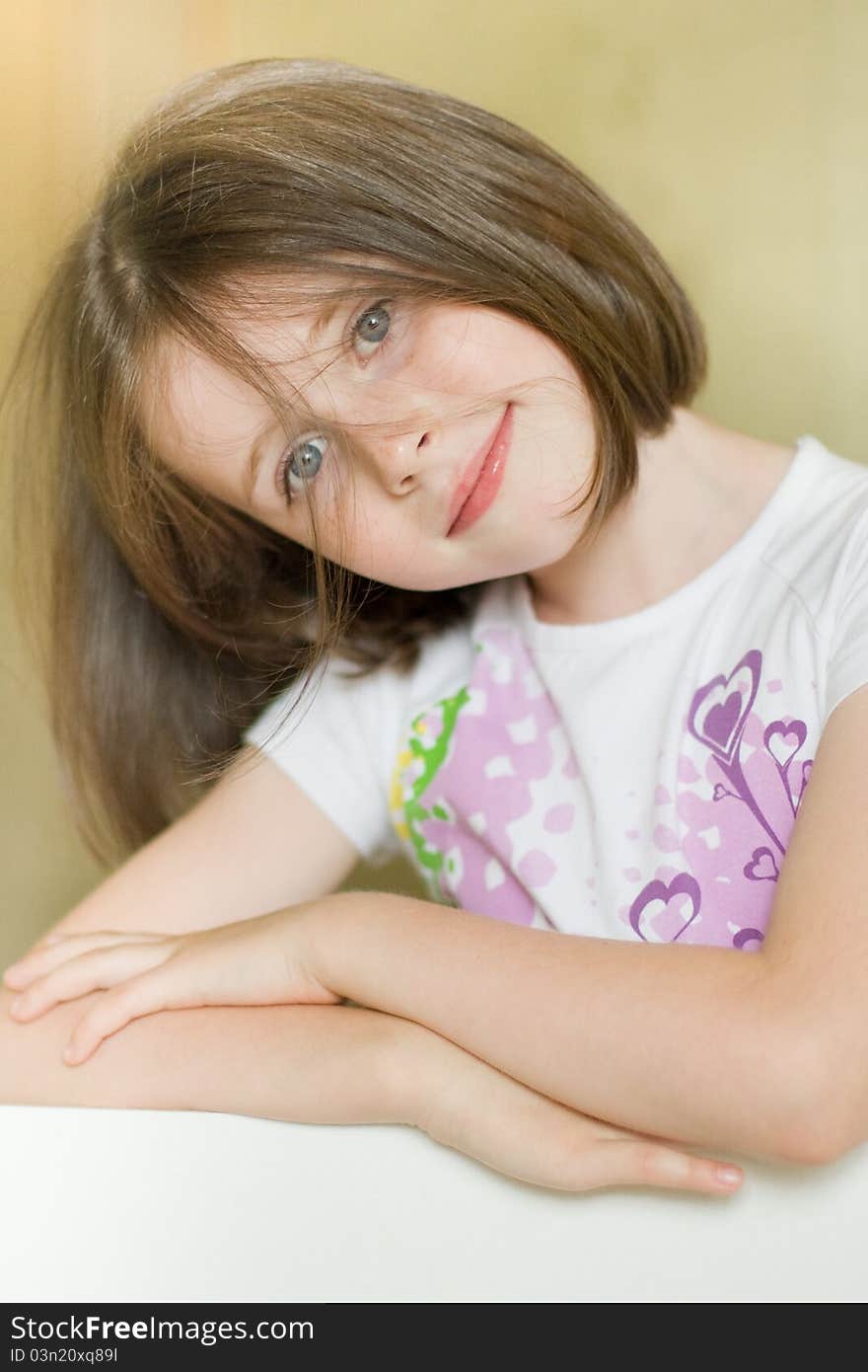 Portrait of a smiling girl