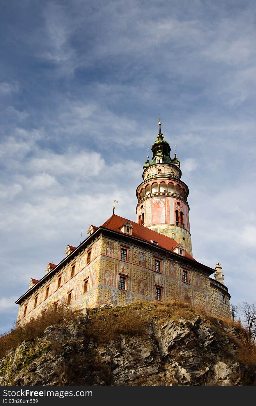 Castle tower of Cesky Krumlov