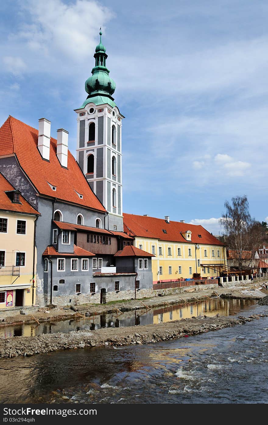 Castle tower of Cesky Krumlov