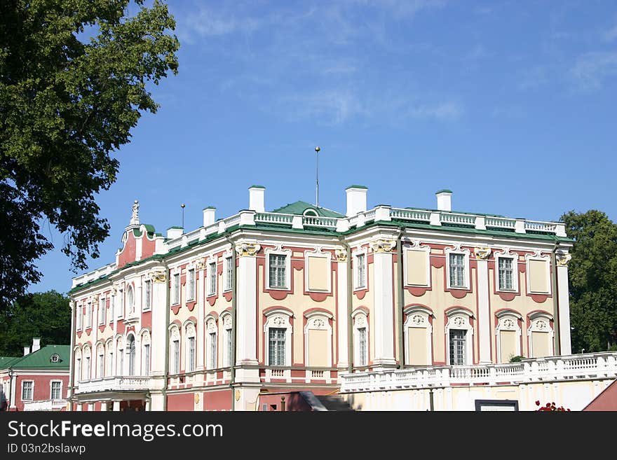 Palace In The City Of Tallinn, Estonia