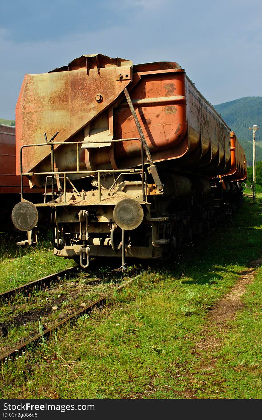 Freight train in High Dynamic Range. Freight train in High Dynamic Range.