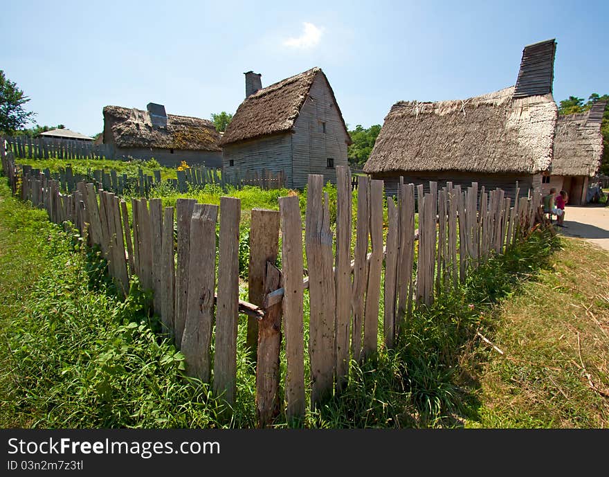 View of the ancient village.