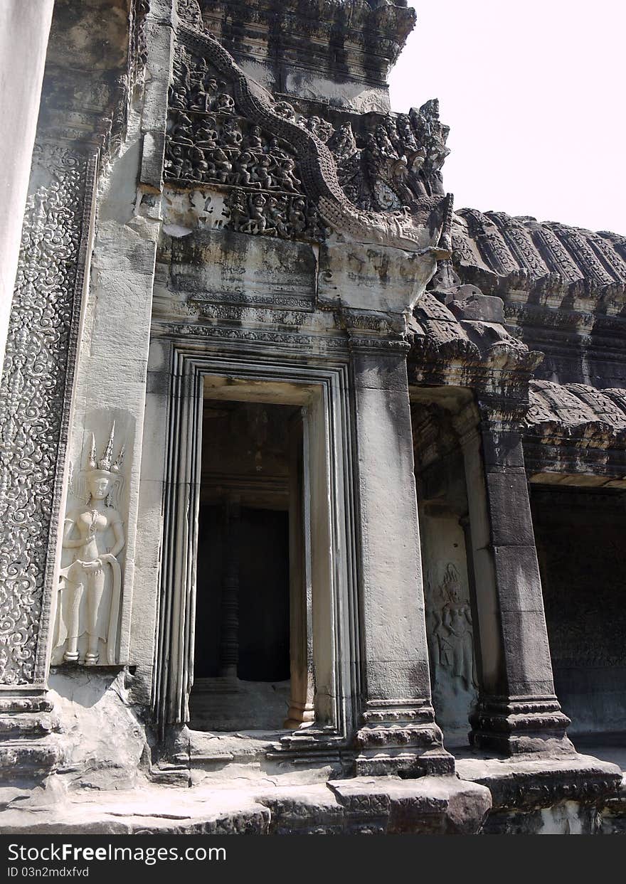 Doorway in Angkor Watt