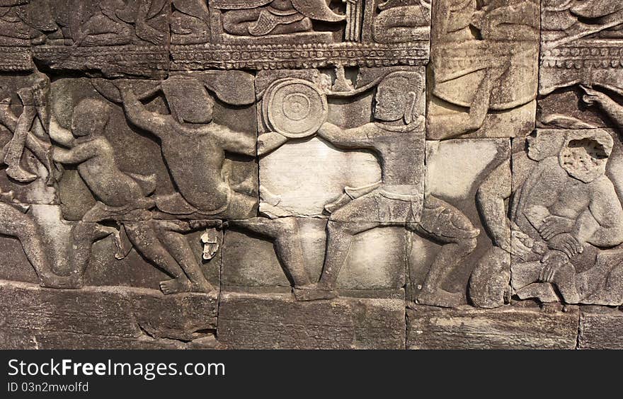 Khmer Bas Relief