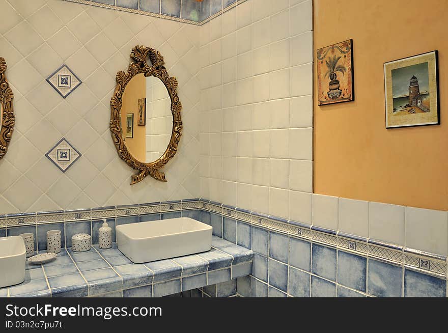 Washroom Interior And Decoration