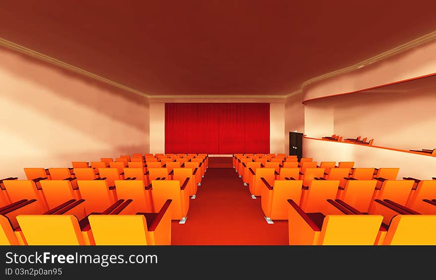 Image of the inside the theater