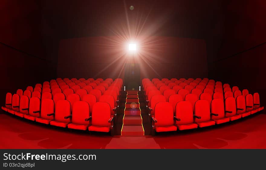 Image of the inside the theater