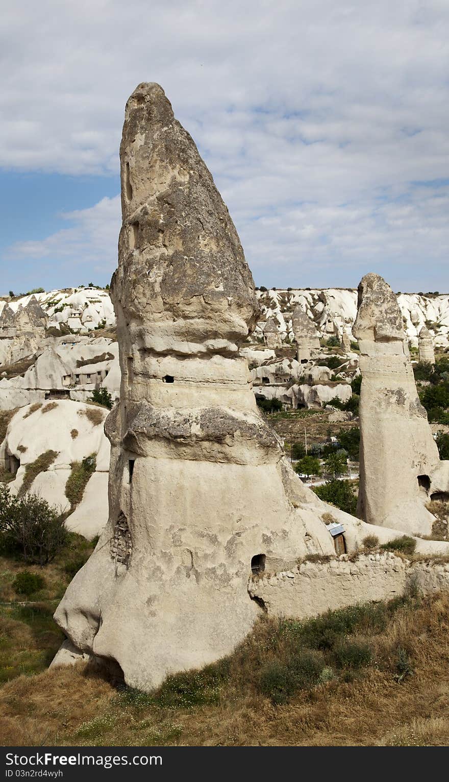 Fairy chimneys Goreme Cappadocia Turkey