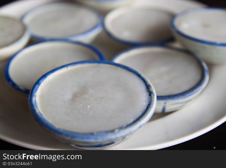 Traditional thai dessert