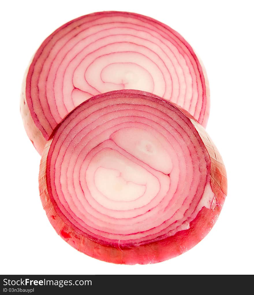 Slices Of Red Onion