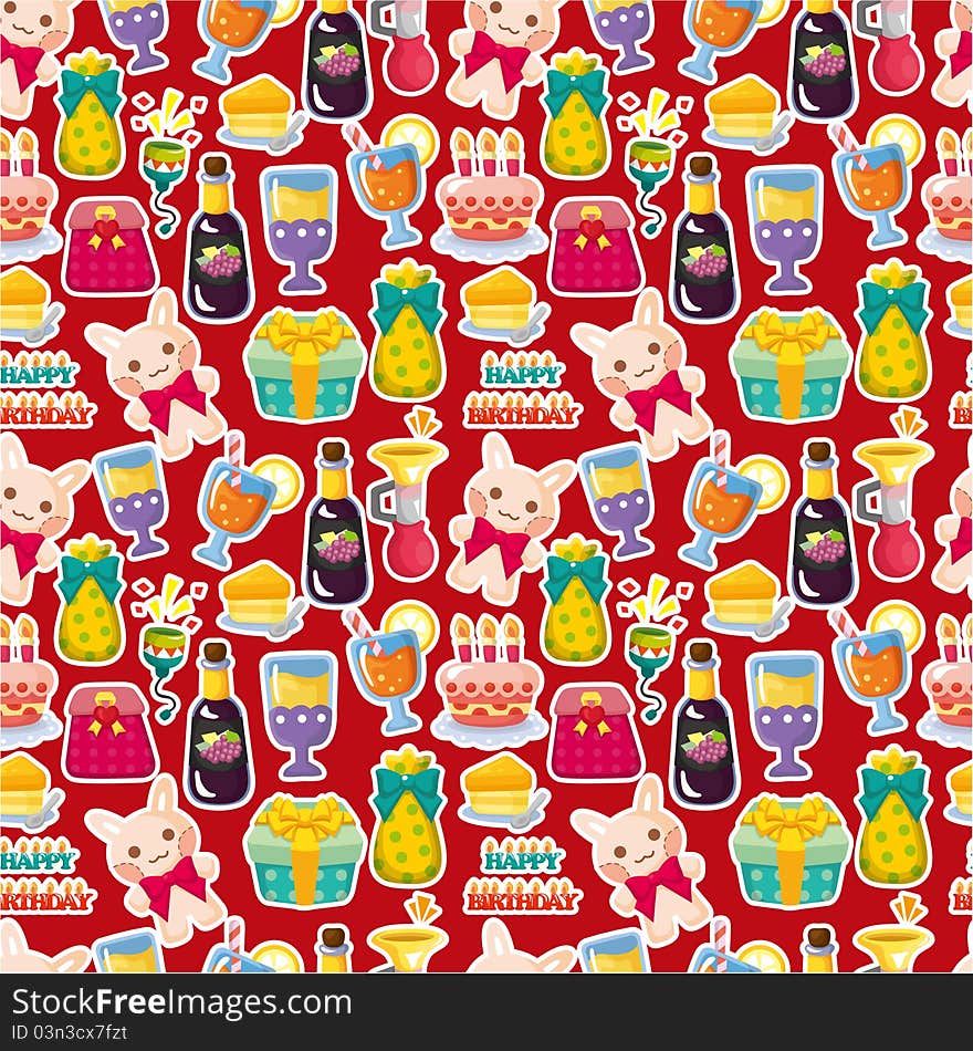 Seamless Birthday Pattern