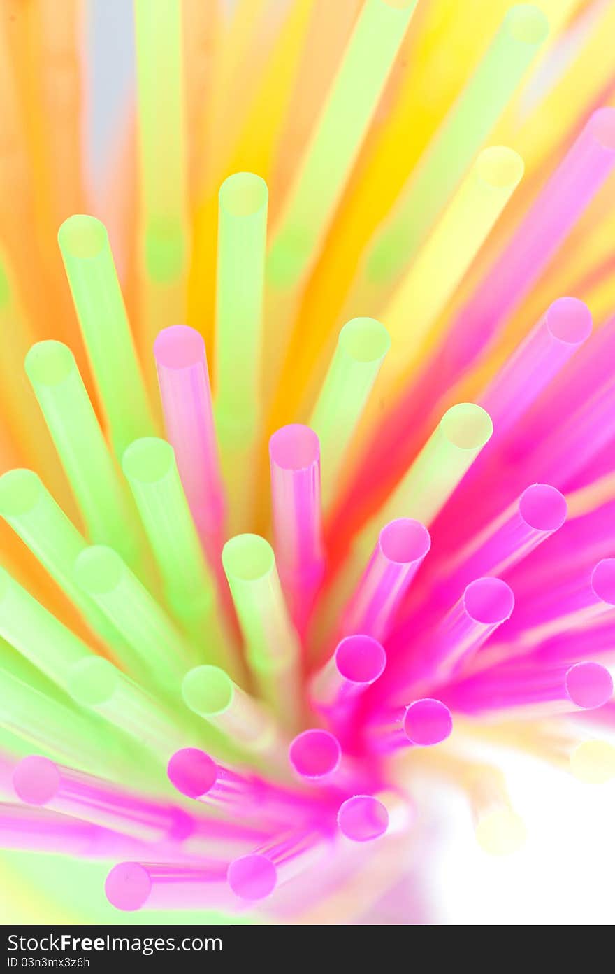 Colored straw as background, close up. Colored straw as background, close up