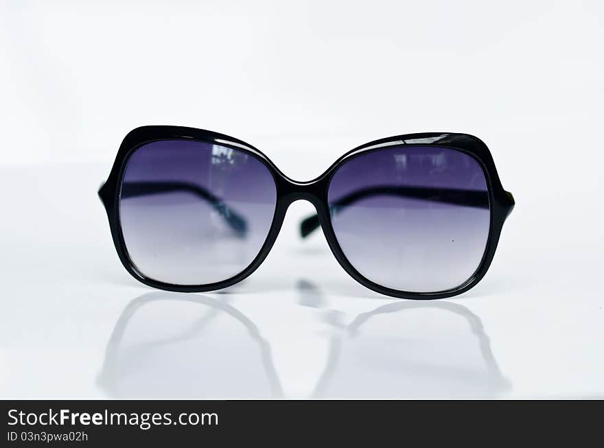 Sunglass on white background