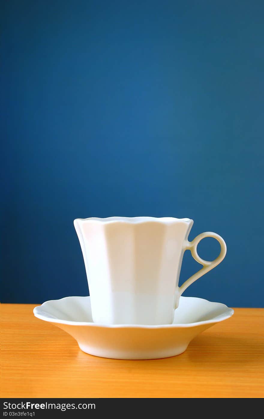 White coffee cup