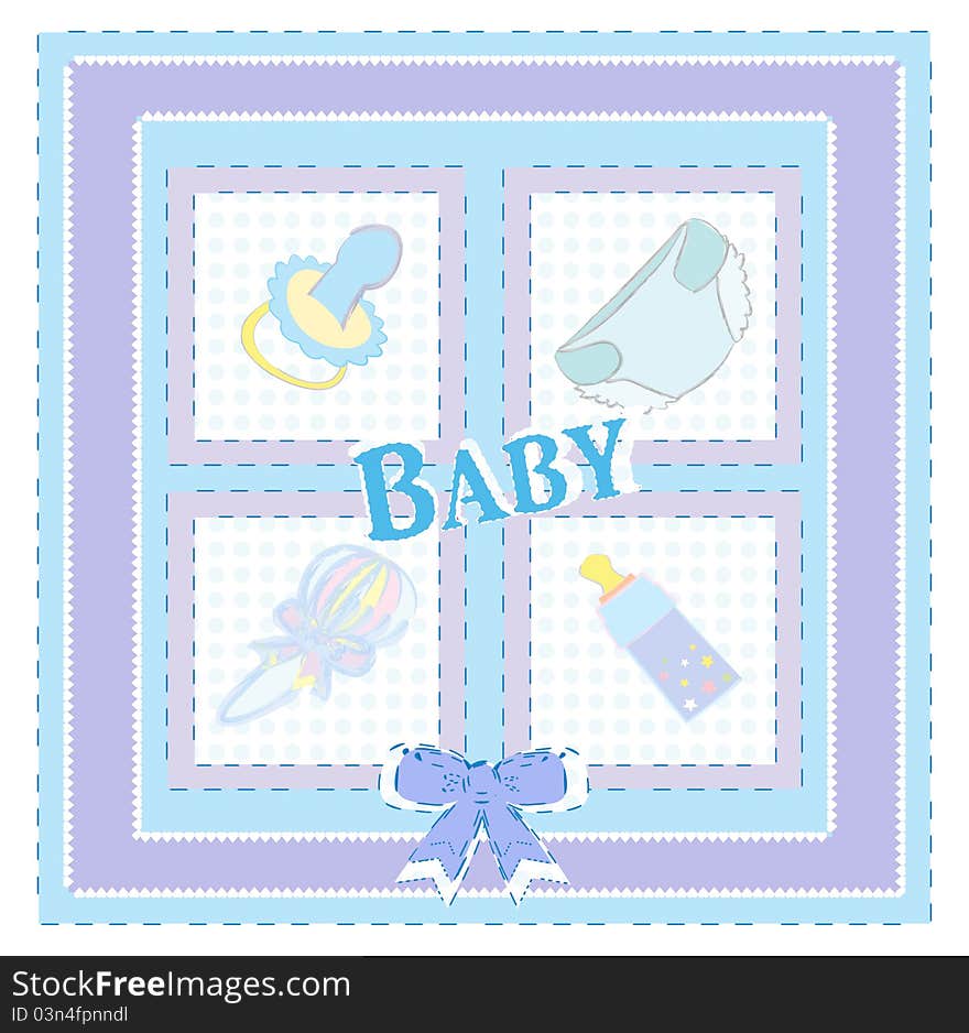 Baby Arrival Cards. Boy