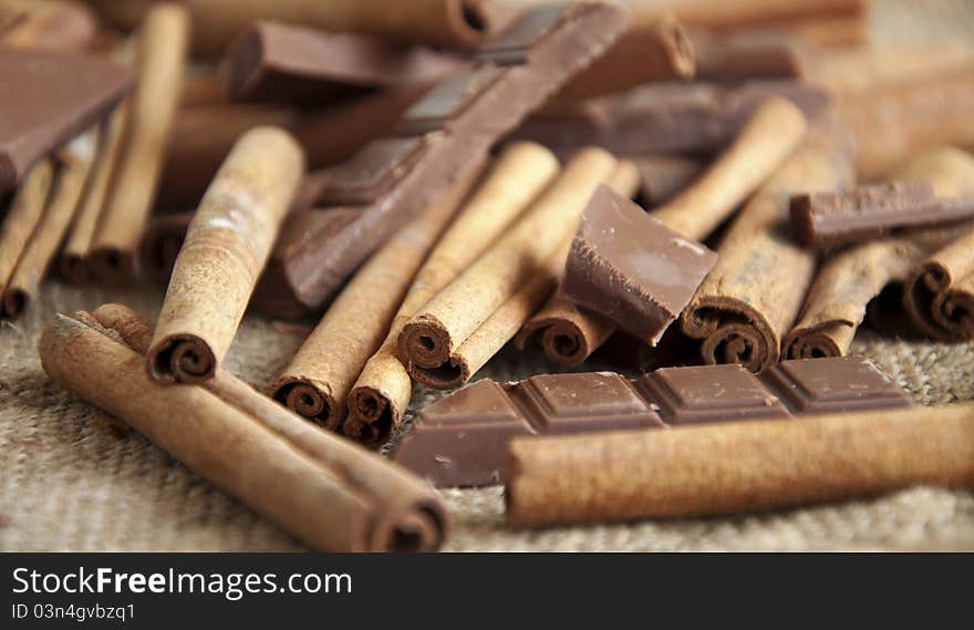 Cinnamon and chokolate