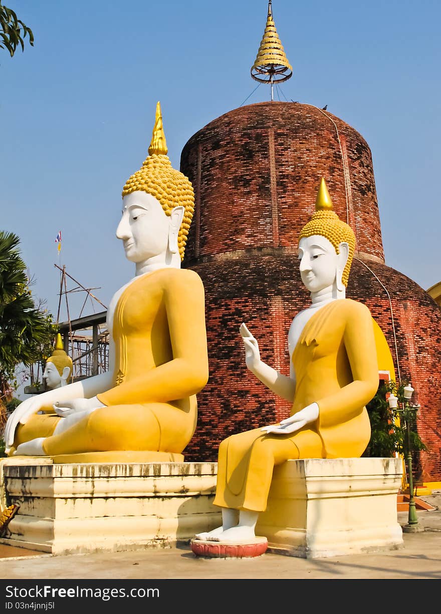 Beautiful temple at Cha Choeng Sao in Thailand. Beautiful temple at Cha Choeng Sao in Thailand