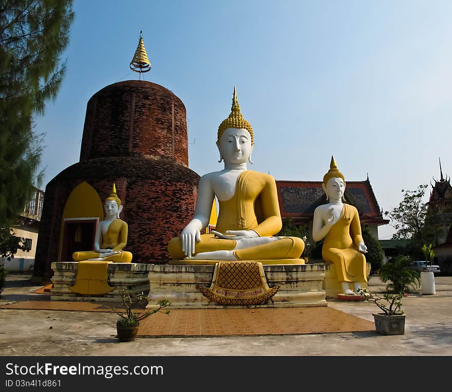 Beautiful temple at Cha Choeng Sao in Thailand. Beautiful temple at Cha Choeng Sao in Thailand