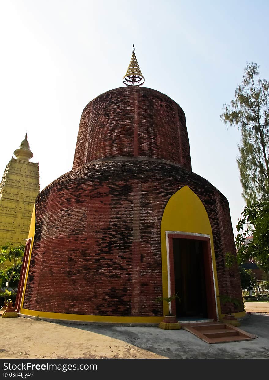 Beautiful temple at Cha Choeng Sao in Thailand. Beautiful temple at Cha Choeng Sao in Thailand