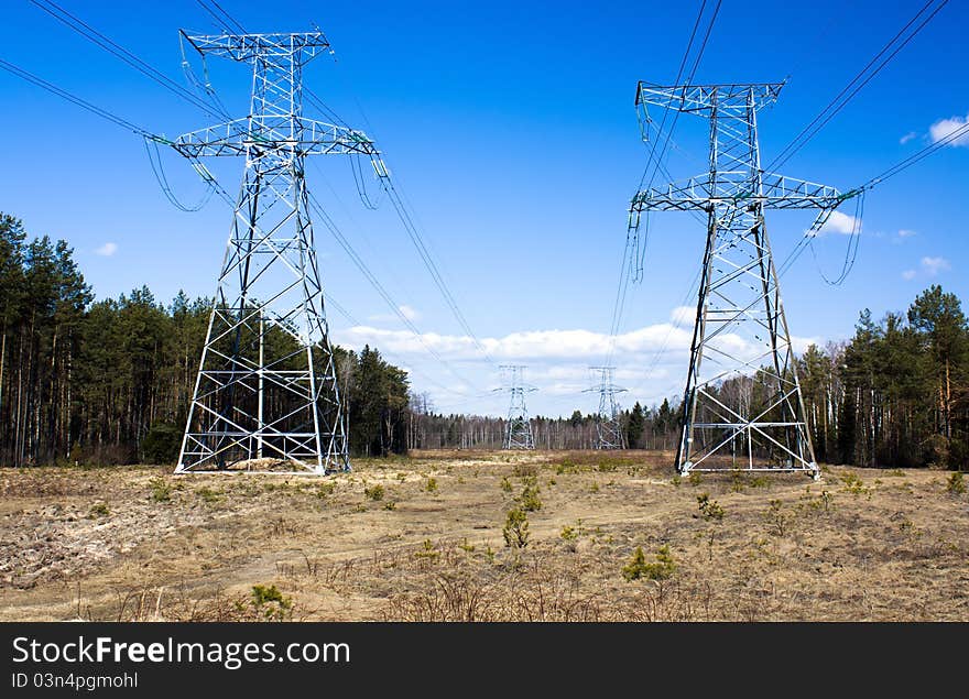 High-voltage lines