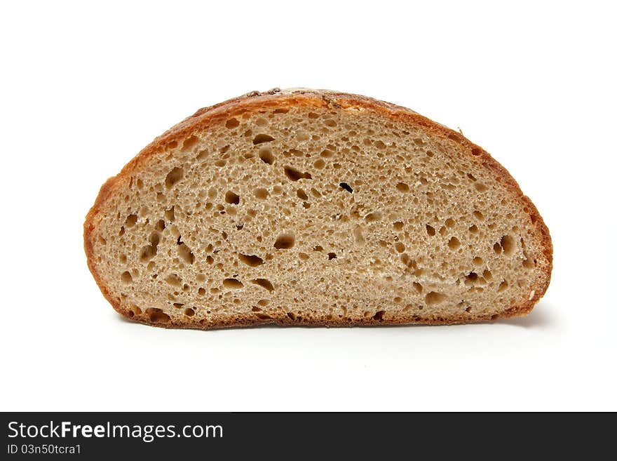 Bread on a white background. Bread on a white background