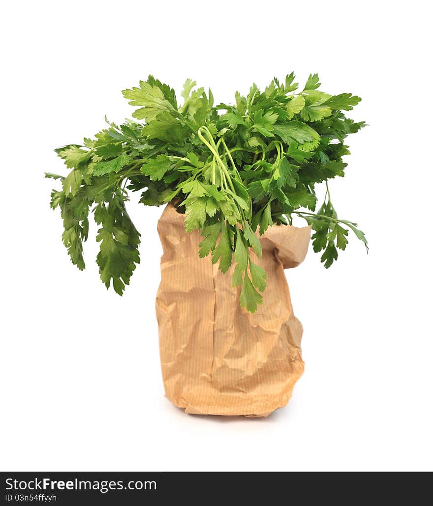 A bunch of parsley