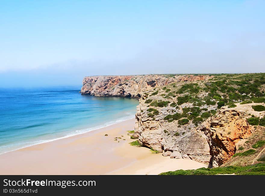 Beautiful Landscape Near San Vicente, Portugal