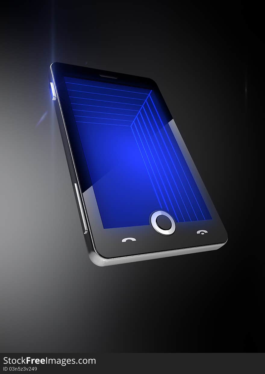 Mobile phone 3D screen