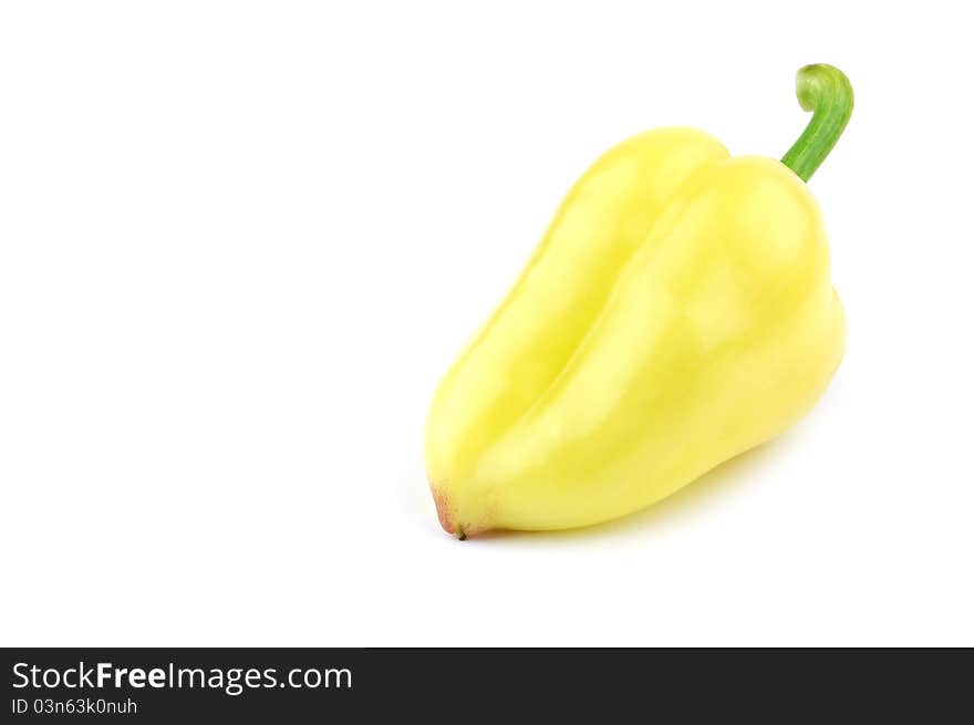 Sweet pepper isolated on a white background